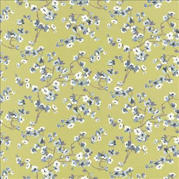 Empress Garden Green Tea by Kasmir Fabric 1436 100% Linen CHINA 48,000 Wyzenbeek Double Rubs H: 54 inches, V: 25 2/8 inches 54 - Fabric Carolina - Kasmir