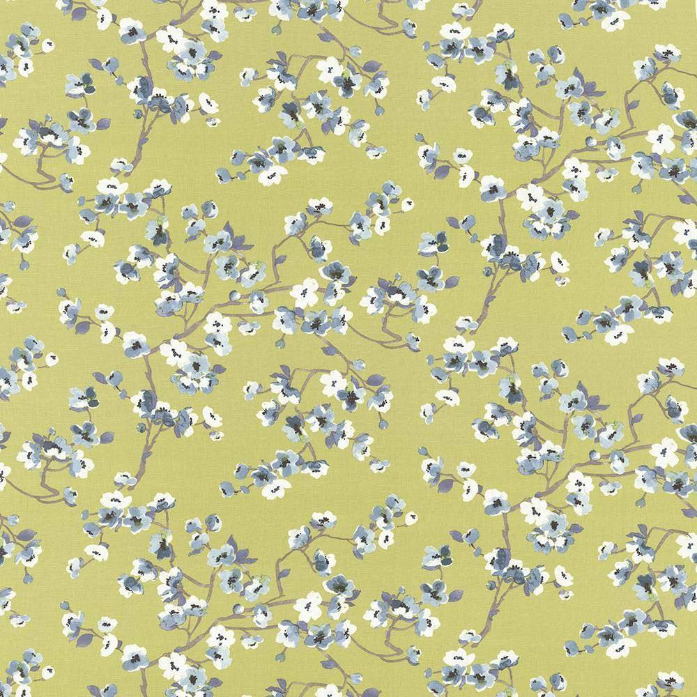 Empress Garden Green Tea by Kasmir Fabric 1436 100% Linen CHINA 48,000 Wyzenbeek Double Rubs H: 54 inches, V:25 2/8 inches 54 - Fabric Carolina - Kasmir