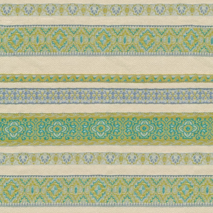 Empress Stripe Lagoon  by Kasmir Fabric See sample 51% Rayon
49% Polyester
 CHINA 12,000 Wyzenbeek Double Rubs </p><p>Repeat: Horizontal: N/A and Vertical: 8 inches 54  - Fabric Carolina -