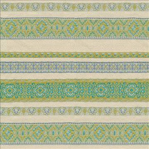 Empress Stripe Lagoon by Kasmir Fabric