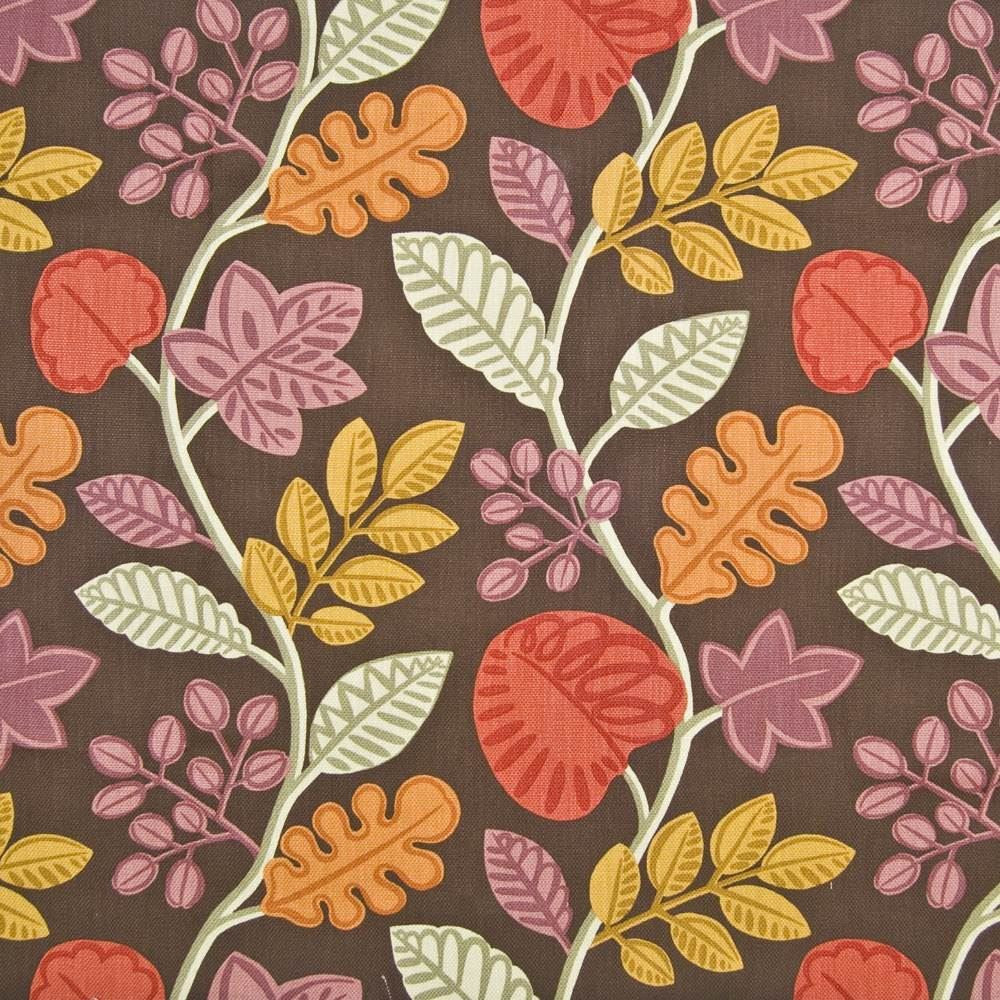 Enchanted Garden Mocha by Kasmir Fabric 1369 100% Cotton
 CHINA </p><p>Repeat: Horizontal: 27 inches and Vertical: 25 2/8 inches 54 - Fabric Carolina -