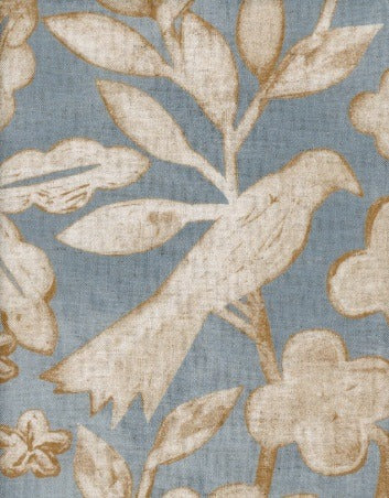 Enchanted Sky by Roth & Tompkins Fabric - 50% Cotton, 35%, Viscose, 15% Linen - India - 0-15,000 double rubs - V: 52  H: 25.25 - 54" - Fabric Carolina -