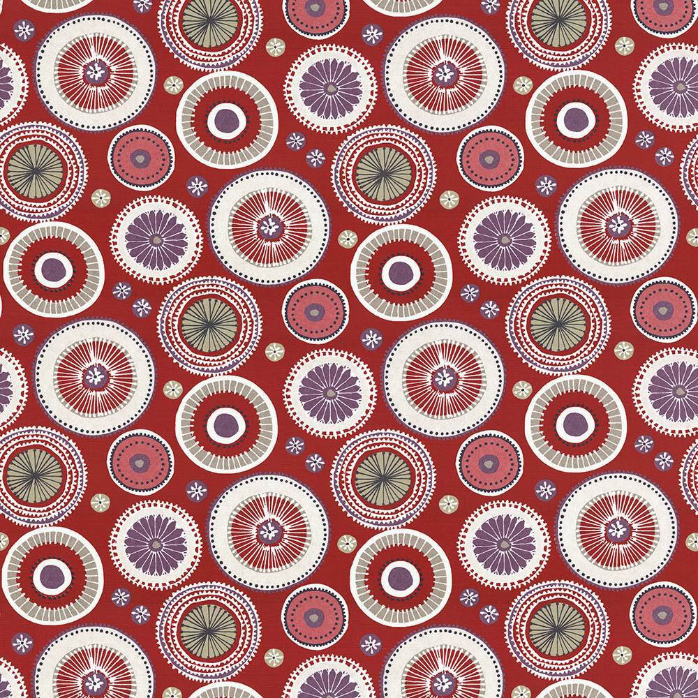 Enlightened Berry by Kasmir Fabric 5075 100% Cotton
 SPAIN </p><p>Repeat: Horizontal: 26 7/8 inches and Vertical: 24 5/8 inches 54 - 55 - Fabric Carolina -