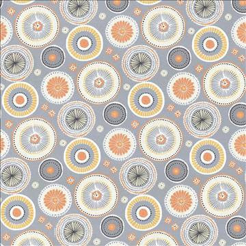 Enlightened Juice by Kasmir Fabric 5075 100% Cotton SPAIN Not Tested H: 26 7/8 inches, V: 24 5/8 inches 54 - 55 - Fabric Carolina - Kasmir