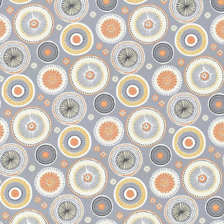 Enlightened Juice by Kasmir Fabric 5075 100% Cotton SPAIN Not Tested H: 26 7/8 inches, V:24 5/8 inches 54 - 55 - Fabric Carolina - Kasmir