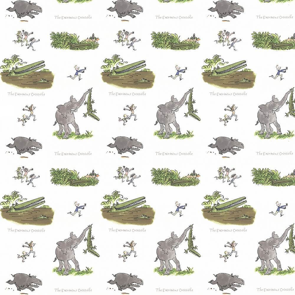 Enormous Crocodi Croc Green  by Kasmir Fabric See sample 100% Cotton
 TURKEY Not Tested </p><p>Repeat: Horizontal: 18 1/8 inches and Vertical: 25 2/8 inches 55  - Fabric Carolina -