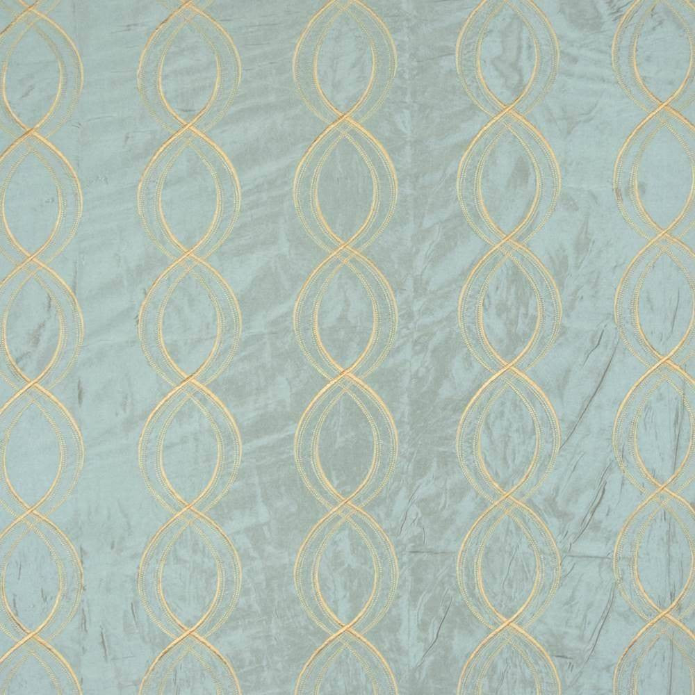 Entwined Reflection by Kasmir Fabric 1366 44% Nylon 38% Polyester 18% Rayon CHINA 15,000 Wyzenbeek Double Rubs H: 7 inches, V:5 6/8 inches 54 - Fabric Carolina - Kasmir