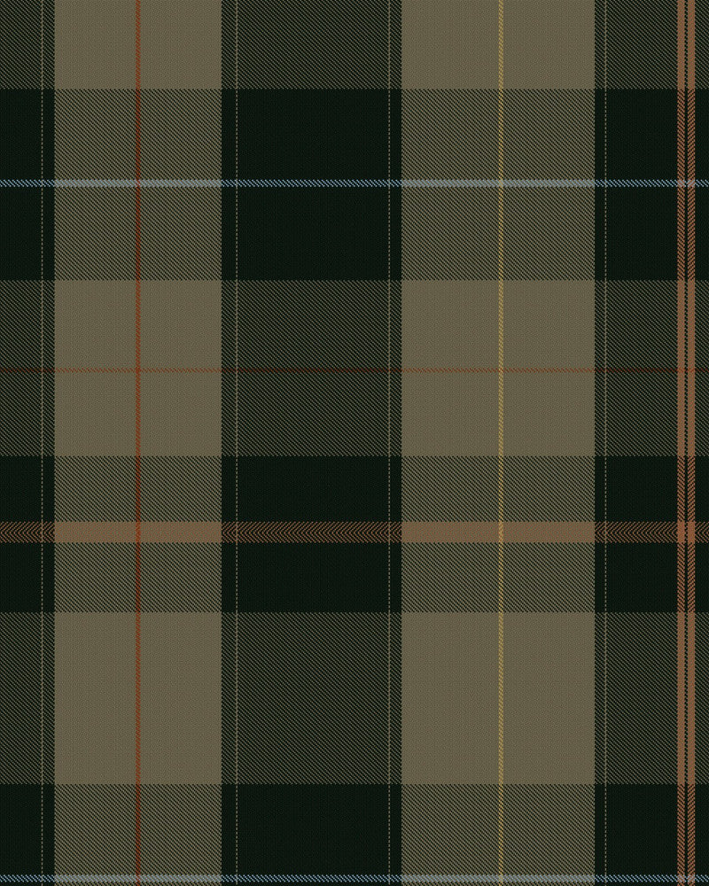 Equestrian Plaid Khaki Wallpaper by Mind the Gap Designer Wallpaper THE WALLPAPER COMPENDIUM 2 Satin Matte Made in Europe Paste the wall 1 roll x 20.5 x 10.9 yards - Swanky Fabrics -