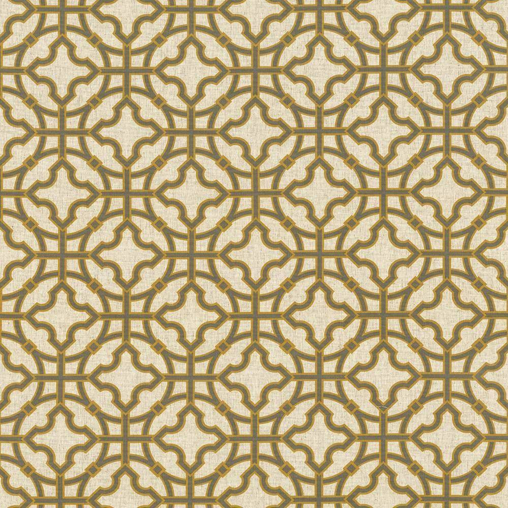 Equis Titanium by Kasmir Fabric 5106 80% Polyester 20% Linen CHINA H: 8 4/8 inches, V:8 4/8 inches 57 - Fabric Carolina - Kasmir