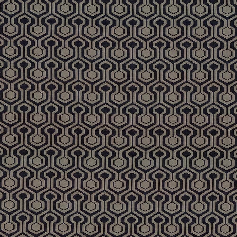 Escada Charcoal by Kasmir Fabric 5068 100% Polyester CHINA 15,000 Wyzenbeek Double Rubs H: 3 4/8 inches, V:3 2/8 inches 56 - 57 - Fabric Carolina - Kasmir