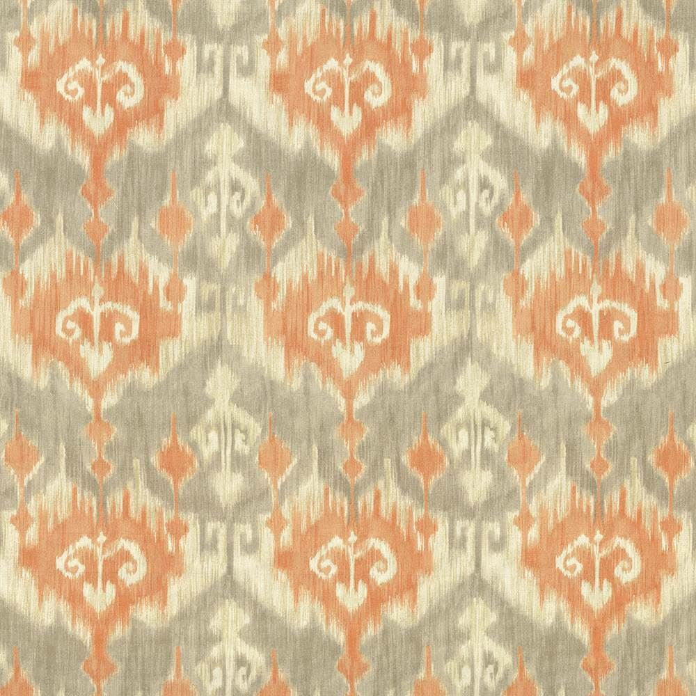 Escante Orange by Kasmir Fabric 5063 100% Cotton
 USA </p><p>Repeat: Horizontal: 13 4/8 inches and Vertical: 27 inches 54 - Fabric Carolina -