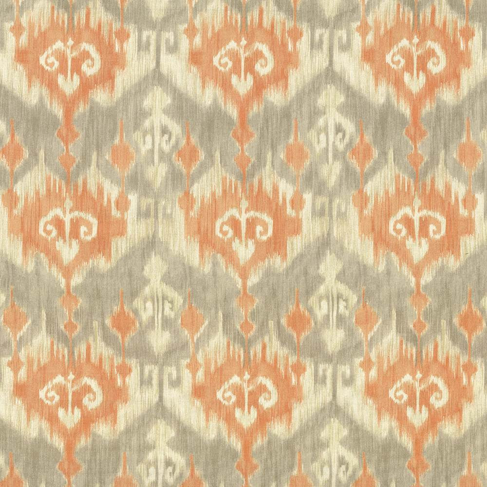 Escante Orange by Kasmir Fabric 5063 100% Cotton
 USA </p><p>Repeat: Horizontal: 13 4/8 inches and Vertical: 27 inches 54 - Fabric Carolina -