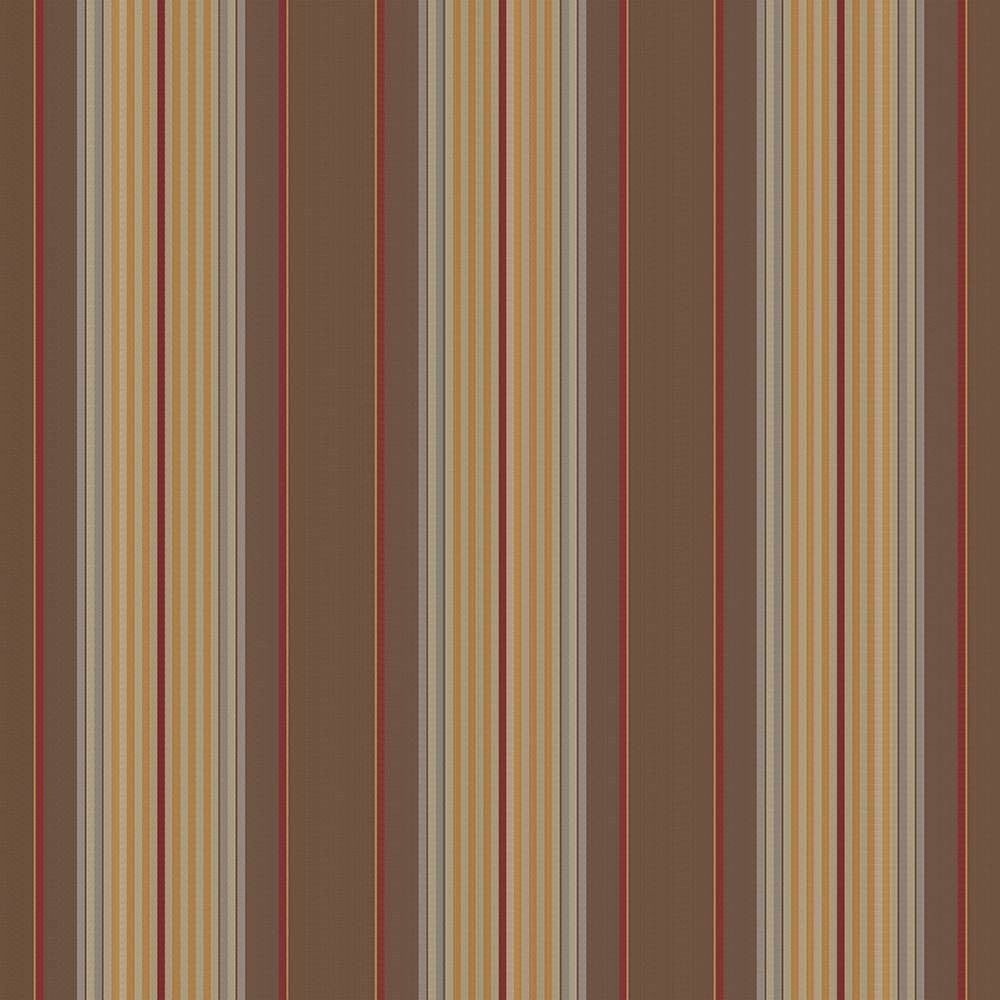 Espirit Stripe Cocoa by Kasmir Fabric 8003 100% Polyester INDIA 15,000 Wyzenbeek Double Rubs H: 13 4/8 inches, V:N/A 54 - 55 - Fabric Carolina - Kasmir