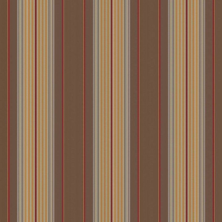 Espirit Stripe Cocoa by Kasmir Fabric 8003 100% Polyester INDIA 15,000 Wyzenbeek Double Rubs H: 13 4/8 inches, V:N/A 54 - 55 - Fabric Carolina - Kasmir
