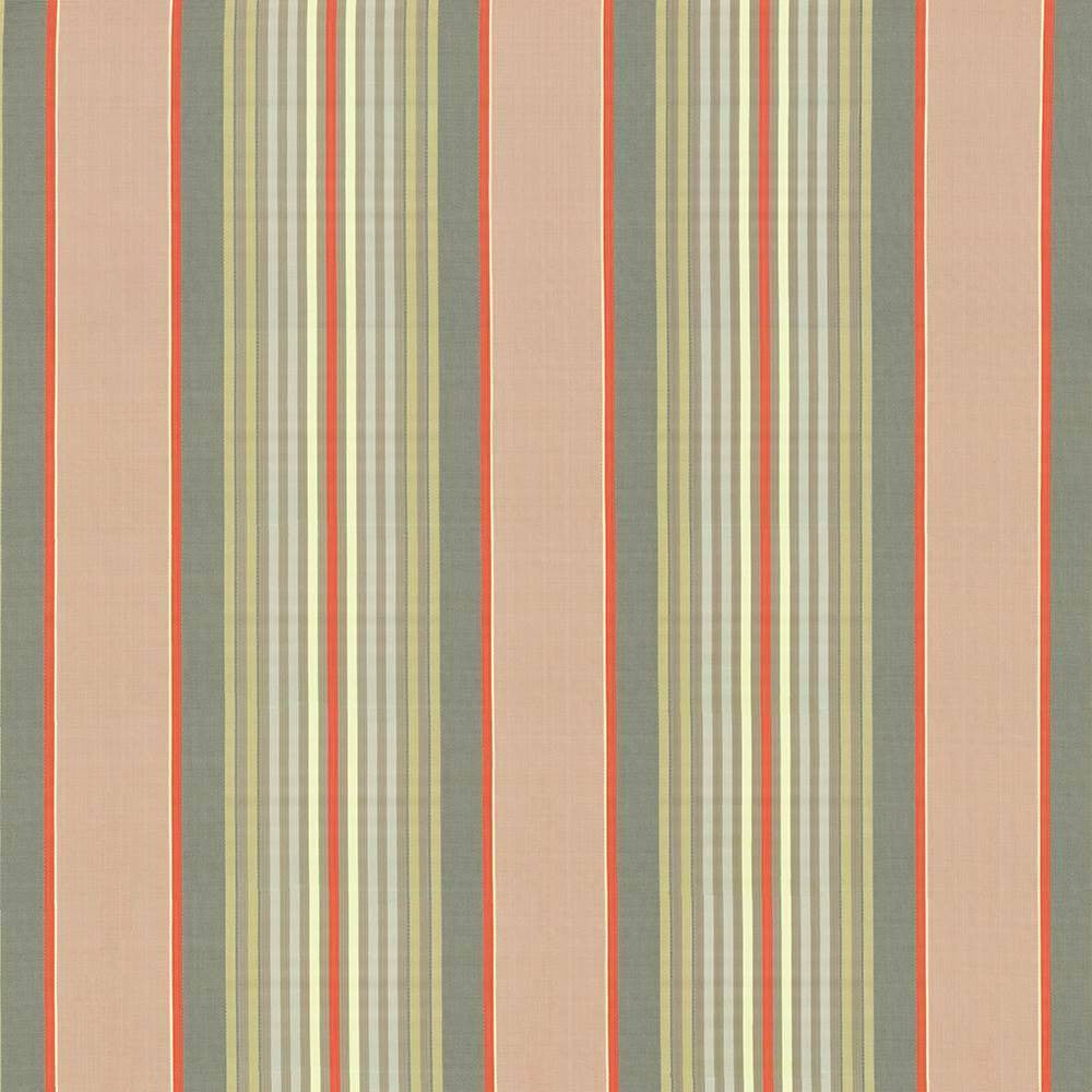 Espirit Stripe Ginger by Kasmir Fabric 8003 100% Polyester INDIA 15,000 Wyzenbeek Double Rubs H: 13 4/8 inches, V:N/A 54 - 55 - Fabric Carolina - Kasmir
