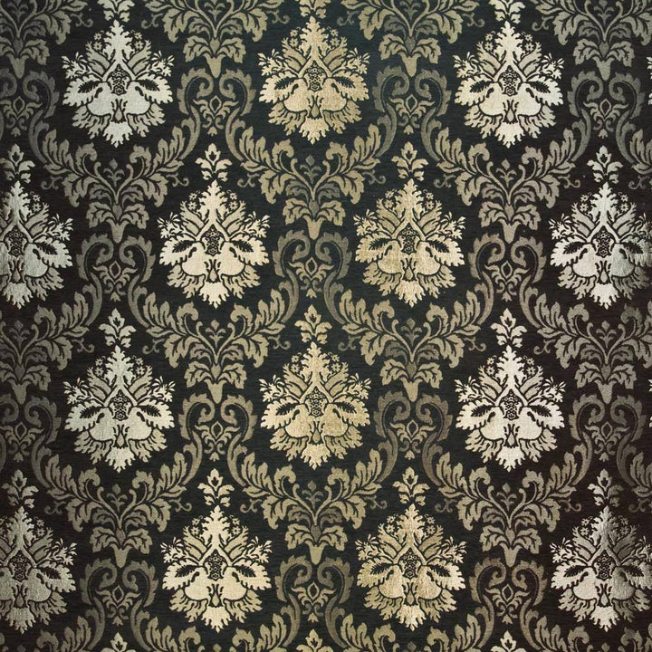 Espirito Black Gold by Kasmir Fabric 1396 56% Acrylic 44% Polyester CHINA 9,000 Wyzenbeek Double Rubs H: 14 inches, V:17 inches 54 - Fabric Carolina - Kasmir