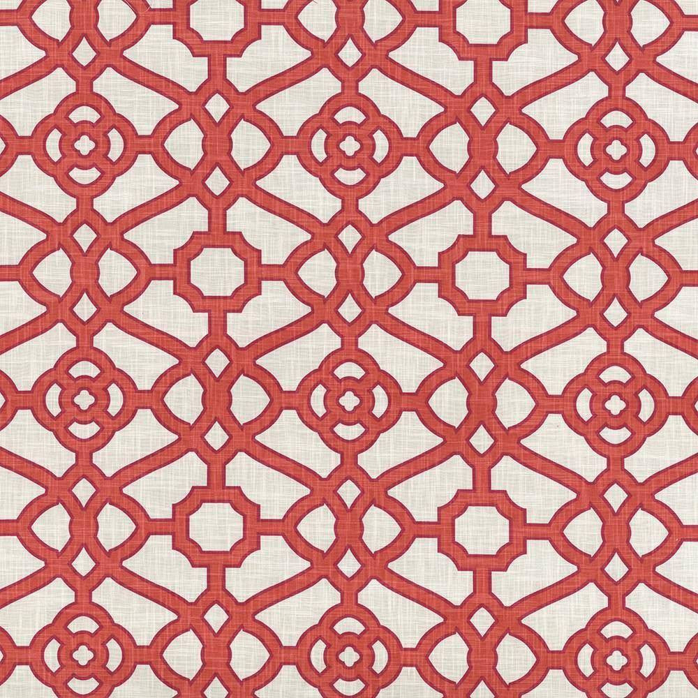 Esquire Papaya by Kasmir Fabric 5064 100% Cotton USA 15,000 Wyzenbeek Double Rubs H: 13 4/8 inches, V:13 4/8 inches 54 - Fabric Carolina - Kasmir