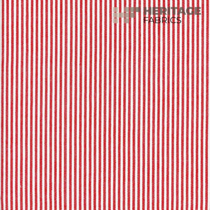Essex Berry White by Heritage Fabric - 100% Cotton India 9,000 Horizontal: 0.25" and Vertical: N/A 54" - Fabric Carolina -