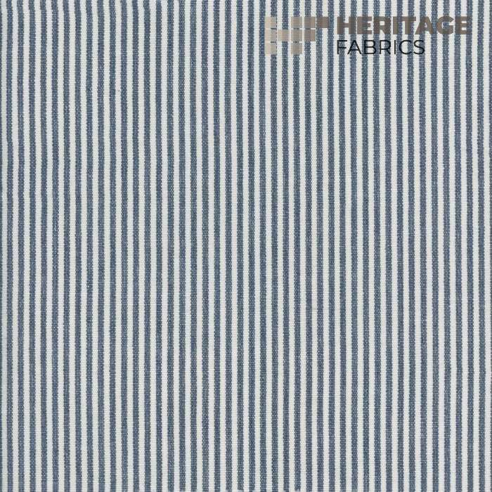 Essex Indigo by Heritage Fabric - 100% Cotton India 9,000 Horizontal: 0.25" and Vertical: N/A 54" - Fabric Carolina -