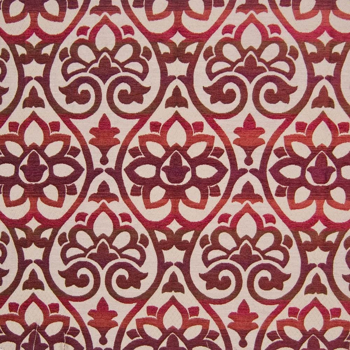 Estancia Firethorn by Kasmir Fabric 1384 67% Rayon
26% Polyester
7% Linen
 USA 15,000 Wyzenbeek Double Rubs </p><p>Repeat: Horizontal: 14 1/8 inches and Vertical: 18 inches 54 - Fabric Carolina -