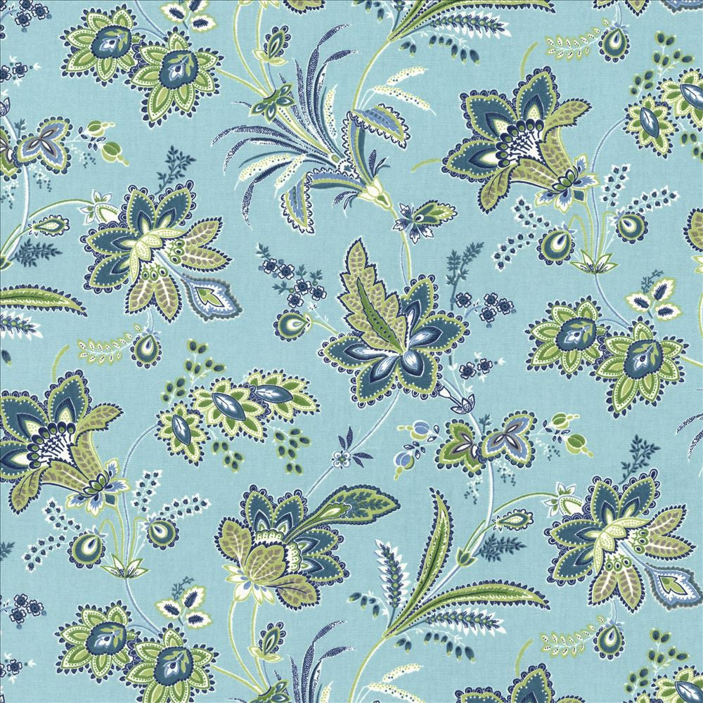 Evanston Seaspray by Kasmir Fabric 5082 100% Cotton
 USA </p><p>Repeat: Horizontal: 27 4/8 inches and Vertical: 18 inches 54 - Fabric Carolina -