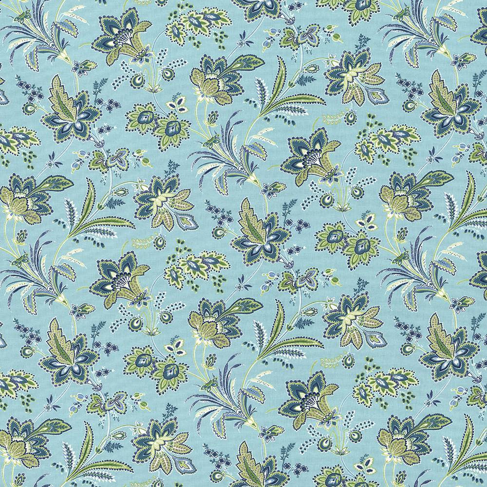 Evanston Seaspray by Kasmir Fabric 5082 100% Cotton
 USA </p><p>Repeat: Horizontal: 27 4/8 inches and Vertical: 18 inches 54 - Fabric Carolina -
