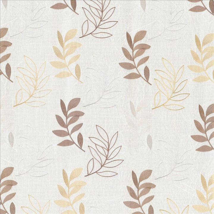 Evening Shade Mushroom by Kasmir Fabric 5077 100% Polyester Embroidery 100% Polyester CHINA Not Tested Horizontal: 23 4/8 inches and Vertical: 23 inches 121 - Fabric Carolina -