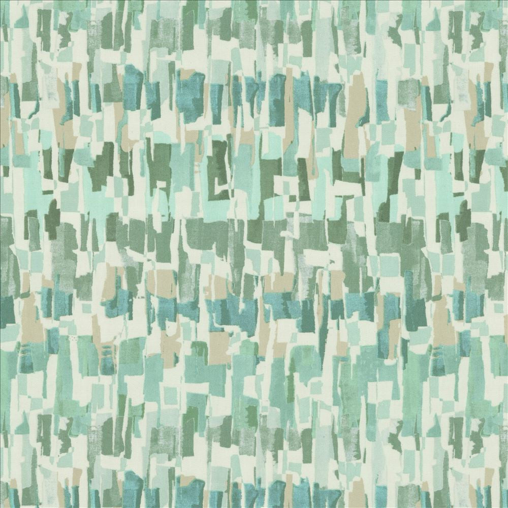 Everdeen Seafoam by Kasmir Fabric 1455 100% Cotton
 TURKMENISTAN 6,000 Wyzenbeek Double Rubs Horizontal: 13 4/8 inches and Vertical: 13 4/8 inches 54 - Fabric Carolina -