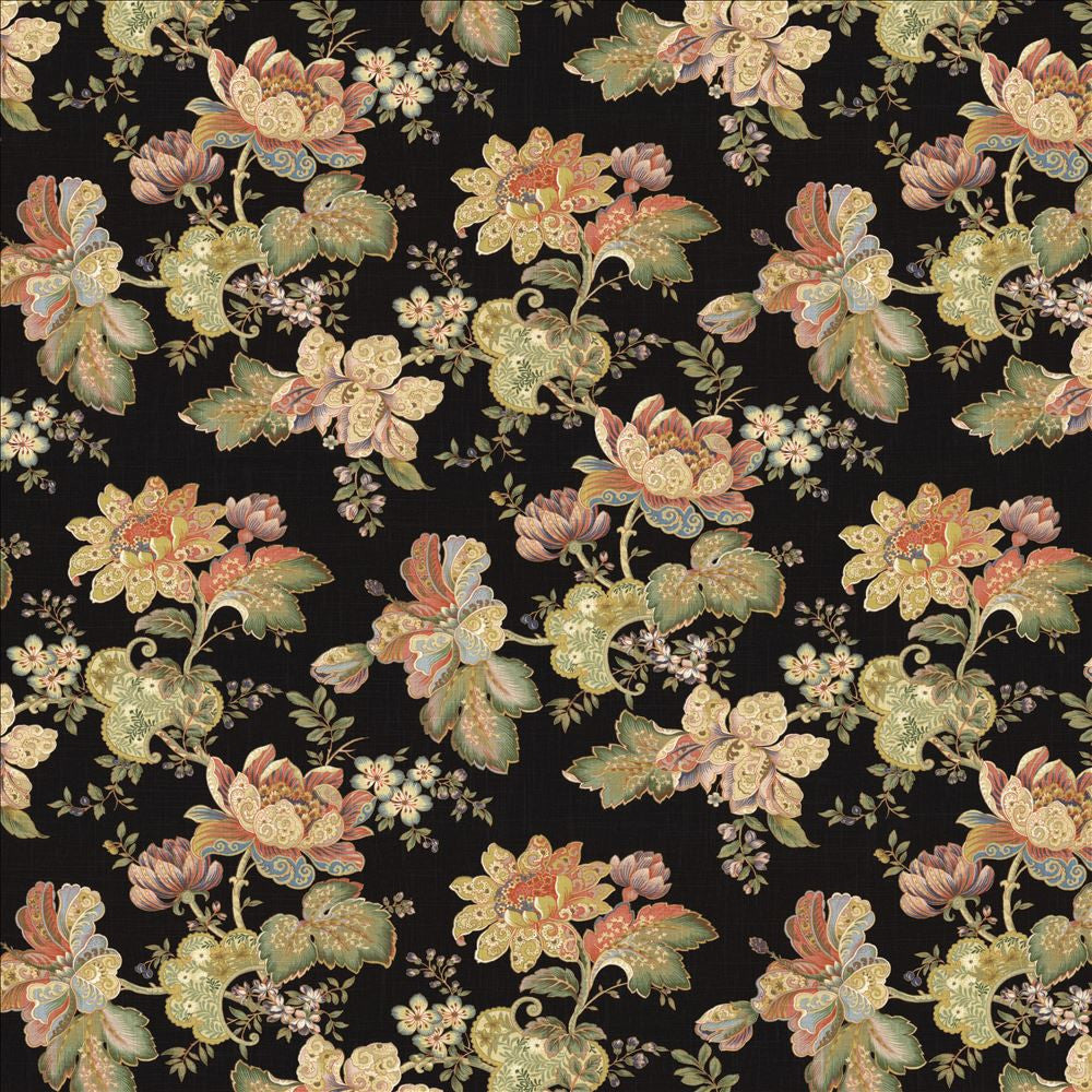 Everlasting Noir by Kasmir Fabric 1462 55% Linen
45% Rayon
 CHINA 12,000 Wyzenbeek Double Rubs Horizontal: 28 inches and Vertical: 26 inches 54 - Fabric Carolina -