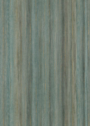 Painted Stripe Teal by Threads Wallcovering