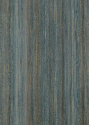 Painted Stripe Indigo by Threads Wallcovering