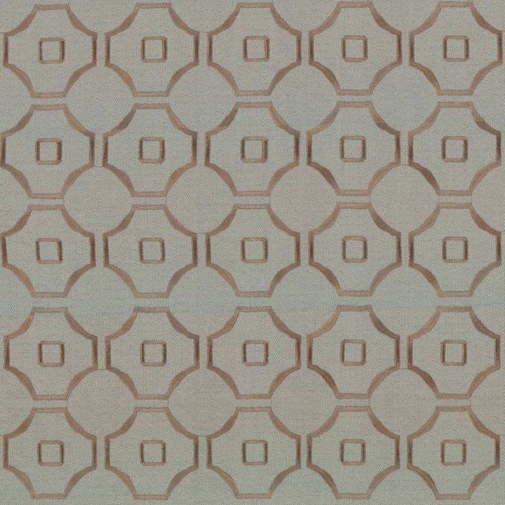 Exmore Aqua by Kasmir Fabric 5074 100% Polyester Embroidery Contents 100% Polyester CHINA Not Tested H: 3 6/8 inches, V:3 6/8 inches 57 - 58 - Fabric Carolina - Kasmir