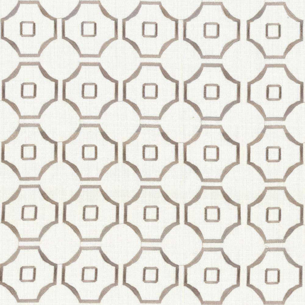 Exmore Off White by Kasmir Fabric 5067 100% Polyester Embroidery Contents 100% Polyester CHINA Not Tested H: 3 6/8 inches, V:3 6/8 inches 57 - 58 - Fabric Carolina - Kasmir