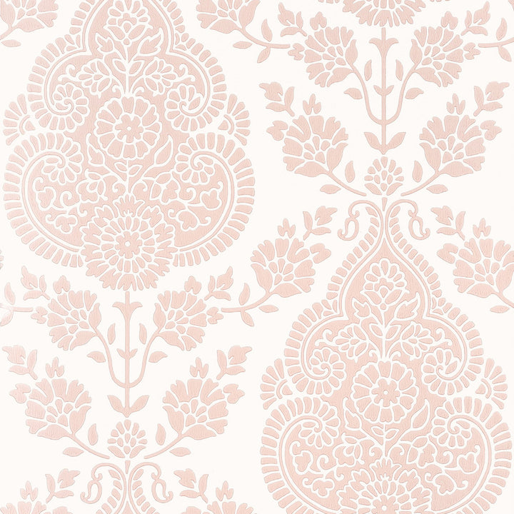 Balmuccia Damask Blush AT57865 by Anna French Wallpaper Anna French Wallpaper Balmuccia Damask Blush AT57865Wallpaper Bristol </p><p>Repeat: V: 21.00"(53.34 cm) 20.50"(52.07 cm) - Fabric Carolina -