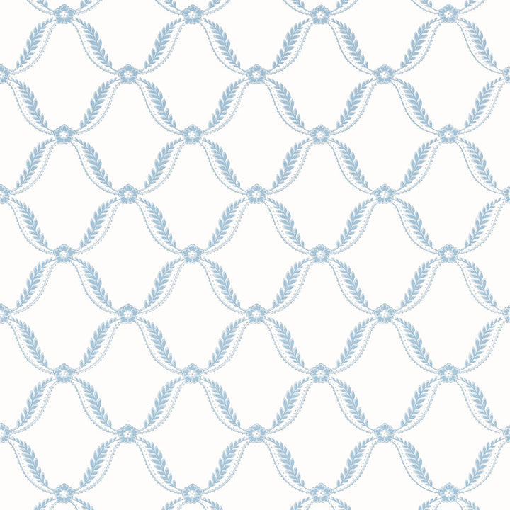 Tate Trellis Soft Blue AT57881 by Anna French Wallpaper Anna French Wallpaper Tate Trellis Soft Blue AT57881Wallpaper Bristol </p><p>Repeat: V: 6.25"(15.88 cm) 27.00"(68.58 cm) - Fabric Carolina -