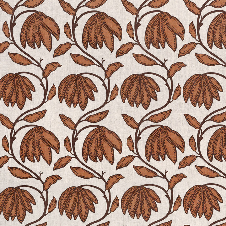 Desert Flower Ochre F912006 by Thibaut Fabric Thibaut Fabric Desert Flower Ochre F912006Fabric Vista </p><p>Repeat: V: 16.00" (40.64 cm) 54.00" (137.16 cm) - Fabric Carolina -