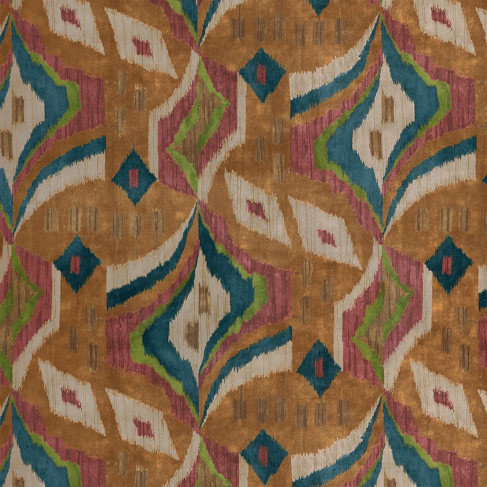 Artesian Velvet Ochre F912060 by Thibaut Fabric Thibaut Fabric Artesian Velvet Ochre F912060Fabric Vista </p><p>Repeat: V: 26.25" (66.68 cm) 52.00" (132.08 cm) - Fabric Carolina -