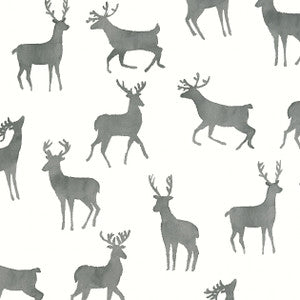 Bucks Basalt Black T12061 by Thibaut Wallpaper