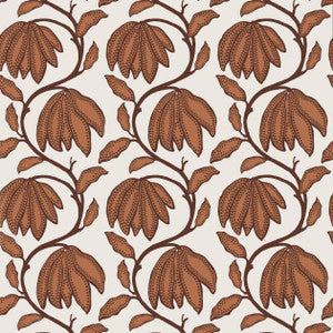 Desert Flower Ochre T12006 by Thibaut Wallpaper