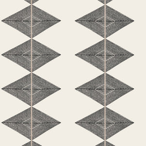 Reflection Basalt Black T12015 by Thibaut Wallpaper