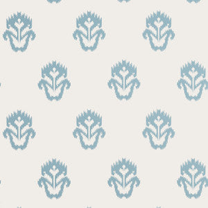 Indian Wells Spa Blue T12025 by Thibaut Wallpaper