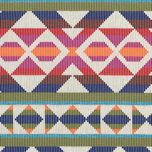 Berber Blanket Fuchsia and Navy W712028 by Thibaut Fabric
