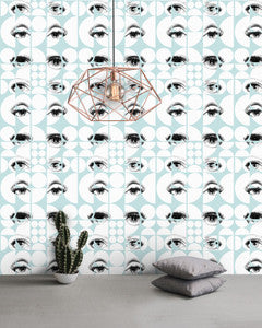 EYES AND CIRCLES Tapet Premium (WP20086) by Mind The Gap