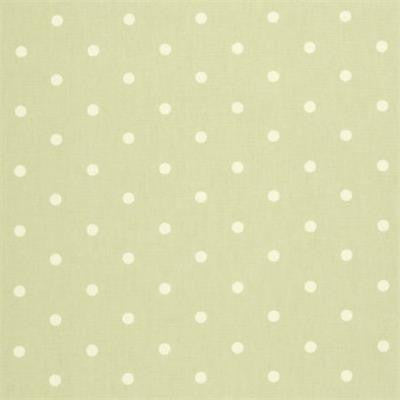 F0063 10 Dotty Sage by Clarke and Clarke Fabric Modern Classics 100% Cotton United Kingdom see sample Horizontal: 2.75 inches and Vertical: 2.25 inches 55 inches - Fabric Carolina -