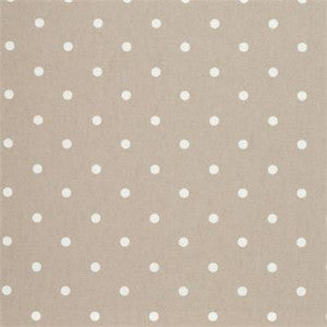 Dotty Taupe by Clarke And Clarke Fabric