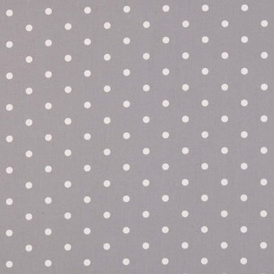 F0063 16 Dotty Smoke by Clarke and Clarke Fabric Modern Classics 100% Cotton United Kingdom see sample Horizontal: 2.75 inches and Vertical: 2.25 inches 55 inches - Fabric Carolina -