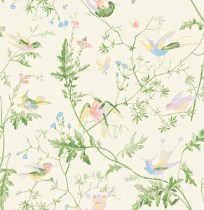 Hummingbirds Bright Multi by Cole & Son Fabric