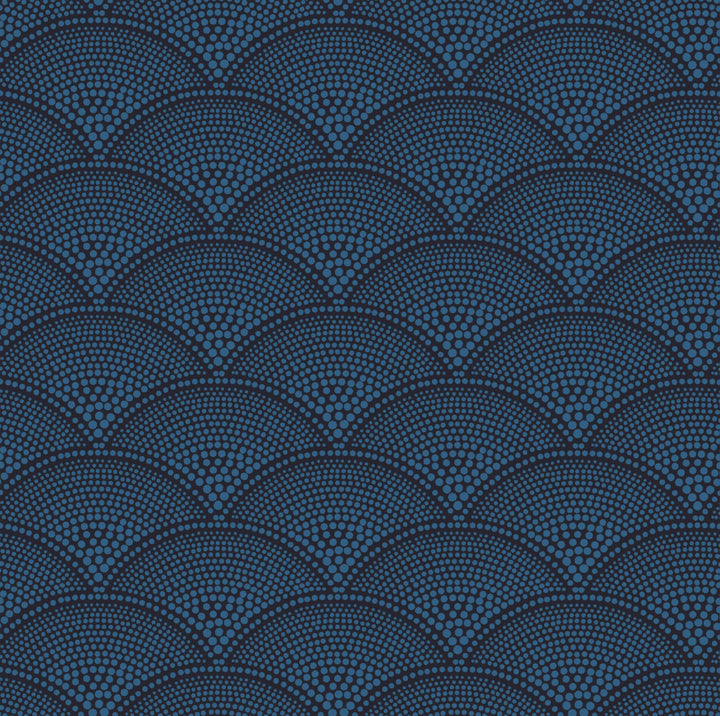 Feather Fan Hyac On Char by Cole & Son Fabric