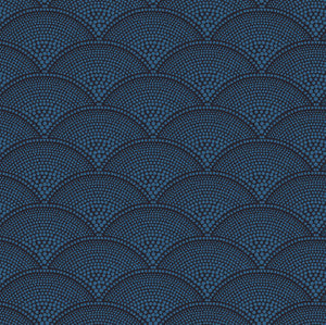 Feather Fan Hyac On Char by Cole & Son Fabric