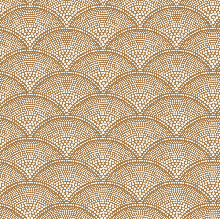 Feather Fan Crm Gingr by Cole & Son Fabric